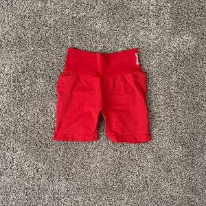 Red dfyne defy shorts
